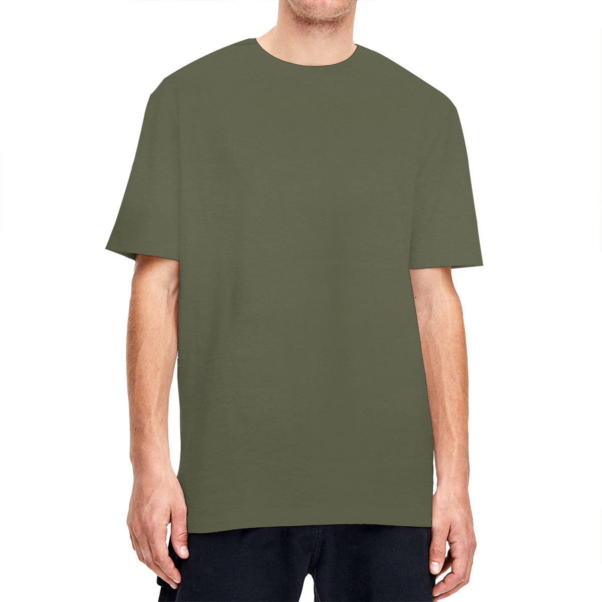 Custom Cotton Round Neck T-Shirt for Men and Women