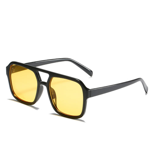 2021 Vintage Square Double Beam Sunglasses for Women