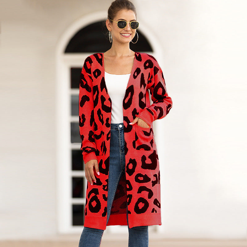 Trendy Women's Knitted Cardigan Sweater Jacket