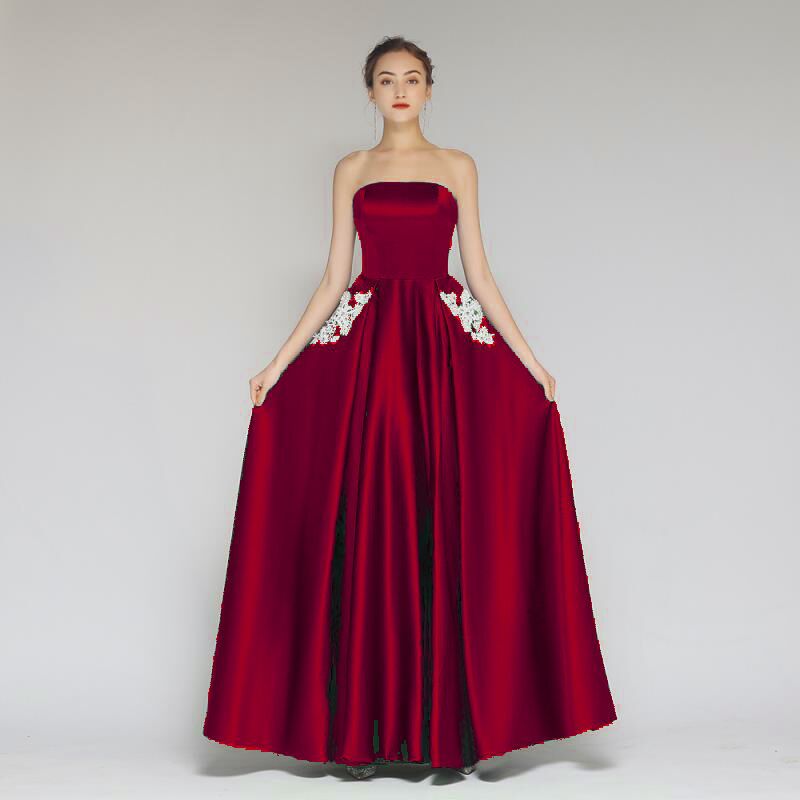 Evarisluxe Elegant Evening Bridesmaid Gown