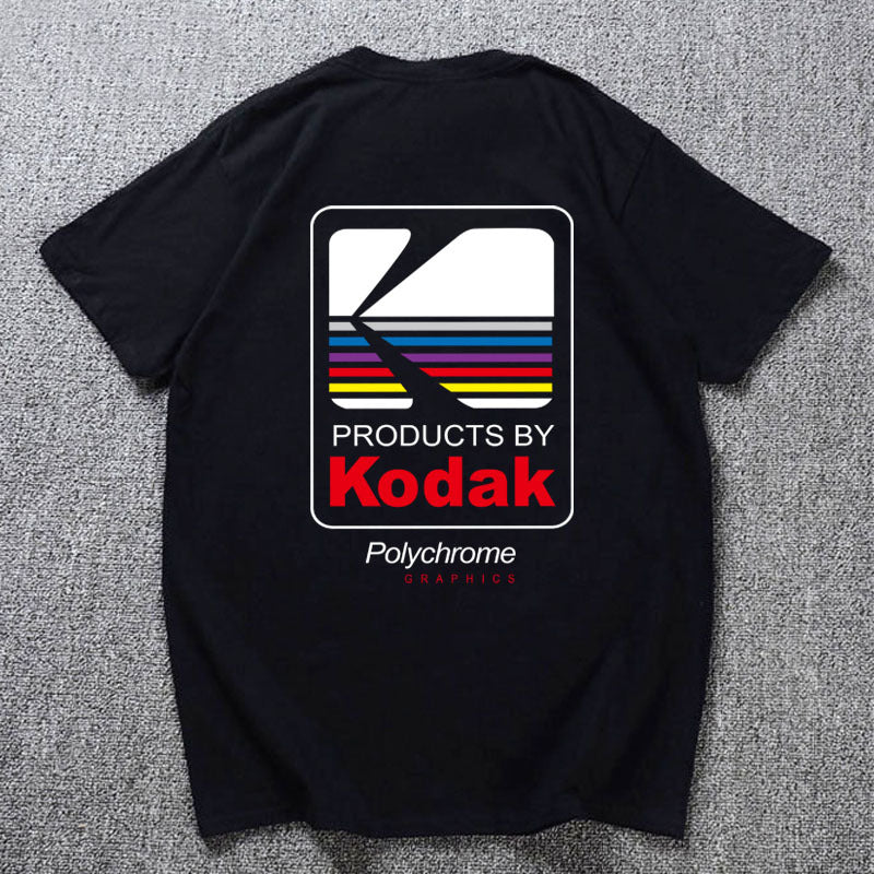 Loose Fit Hip Hop Letter Print T-Shirt for Men & Women