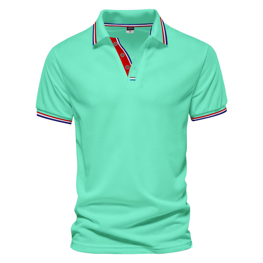 Men's Summer Polo Shirt - Business Casual Style