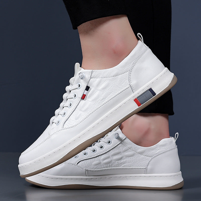 Men's Leather Casual Sneakers for Spring/Summer