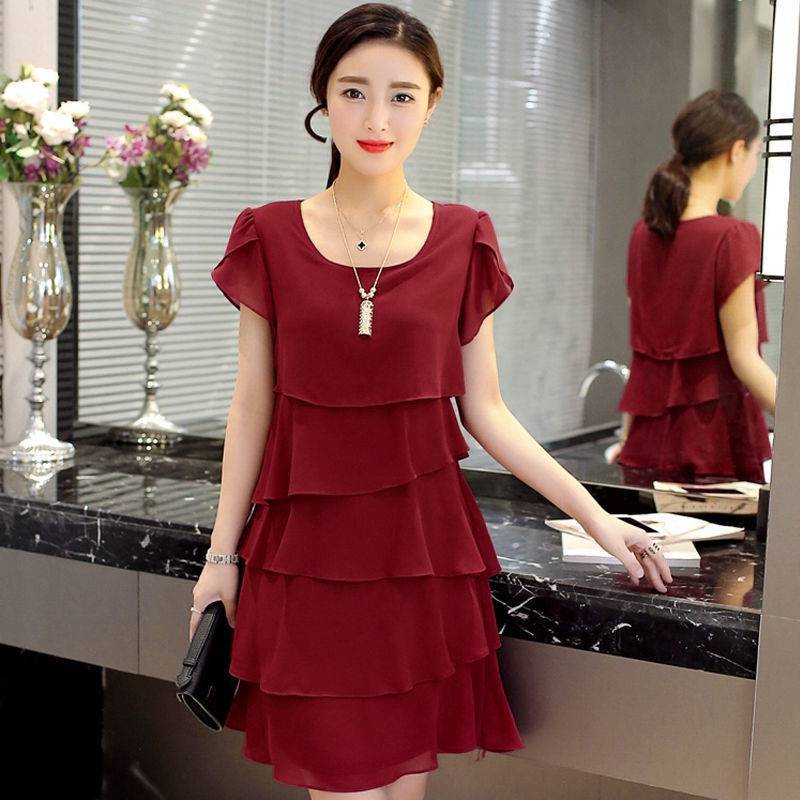 2023 Spring-Summer Long Chiffon Dress for Women