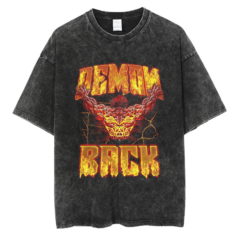 Hanma Baki The Grappler Gym Anime T-shirt for Men