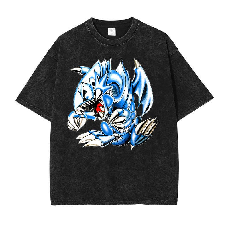 Vintage Yu Gi Oh Graphic T-Shirt for Men (Short Sleeve)