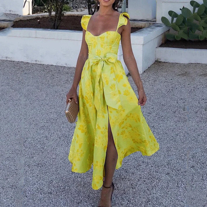 2023 Summer Fashion Elegant Floral Maxi Dress for Women