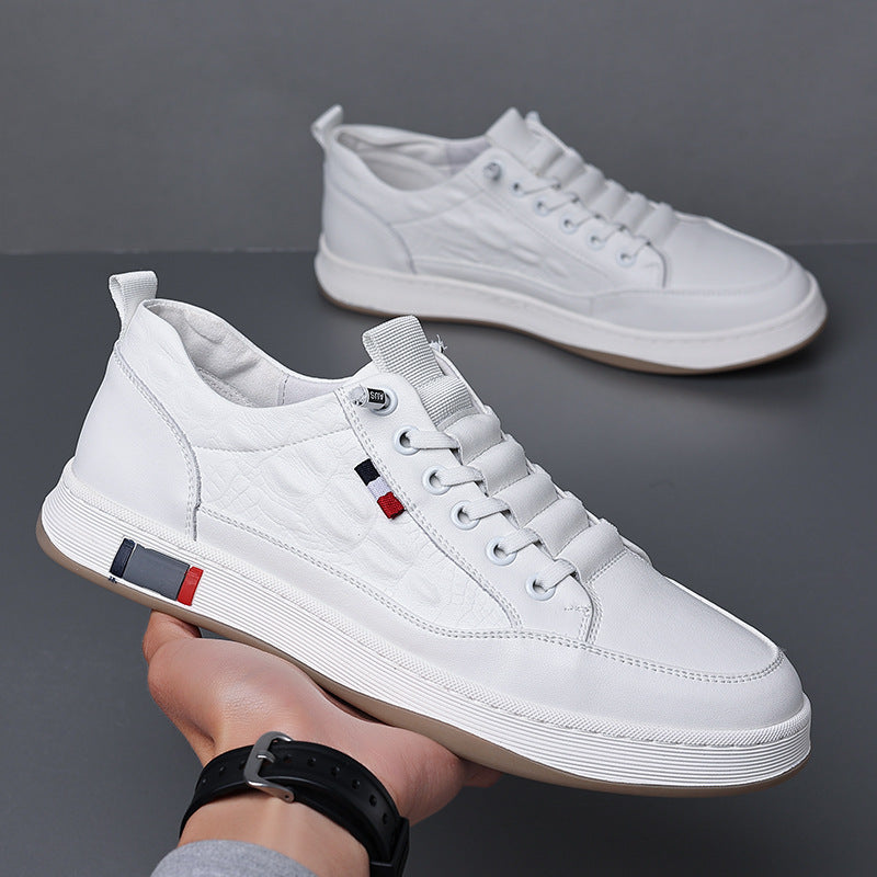 Men's Leather Casual Sneakers for Spring/Summer