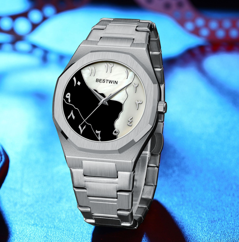 The Acier Steel Quartz Watch | Evarisluxe