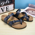 Summer Flat Sandals for Men and Women - Cork Slide Ons