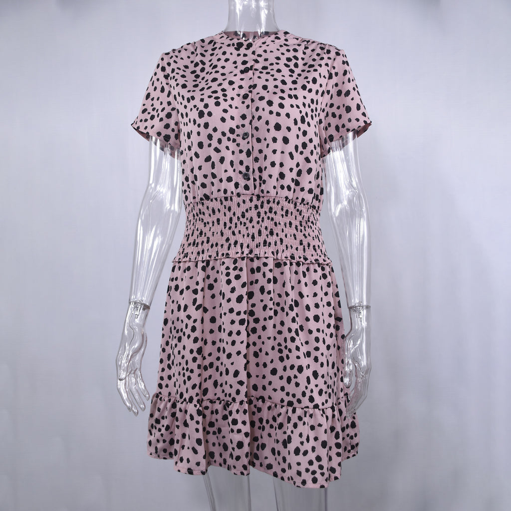 2023 Spring New Polka Dot Slim Fit Dress