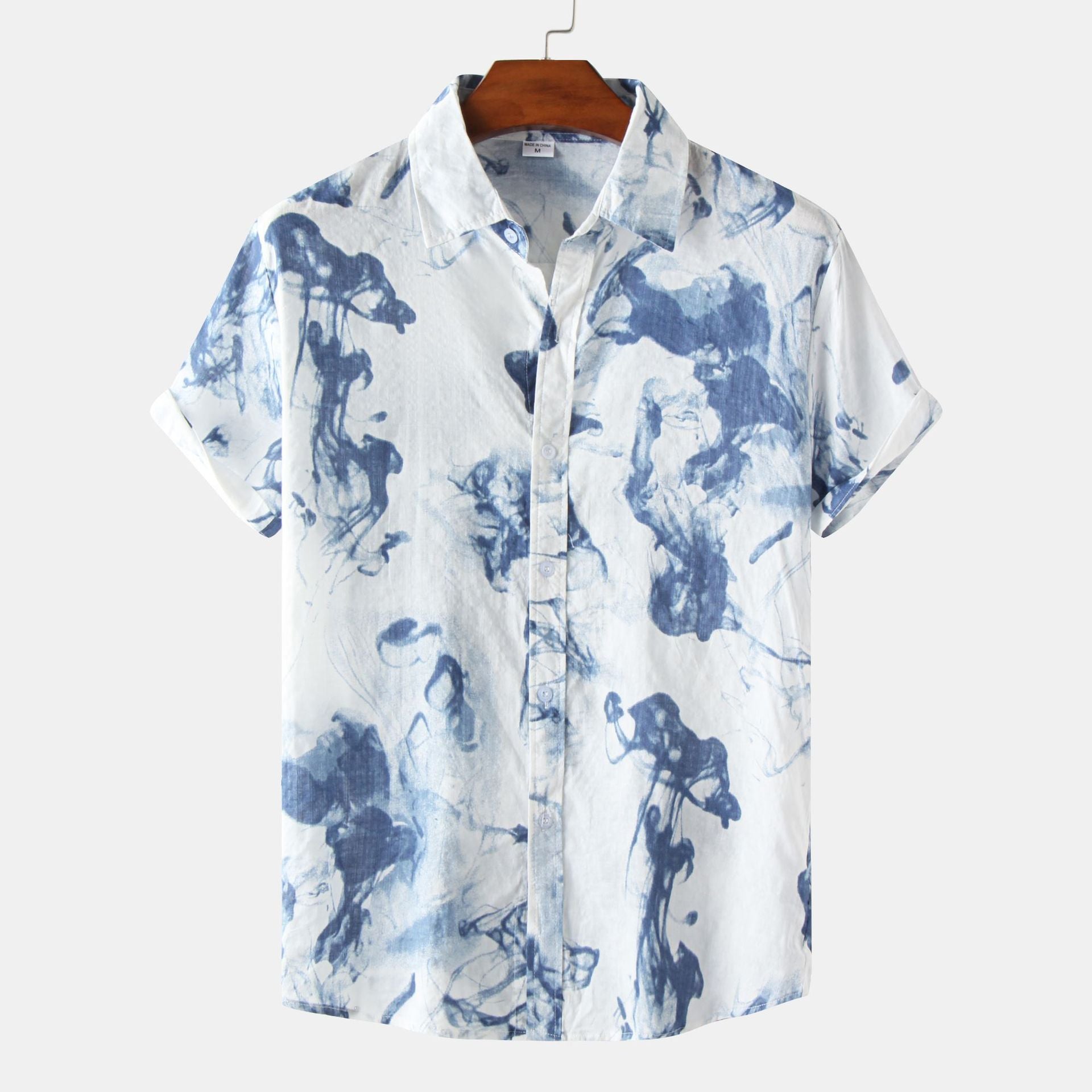Summer Hawaiian Style Printed Men's Shirt