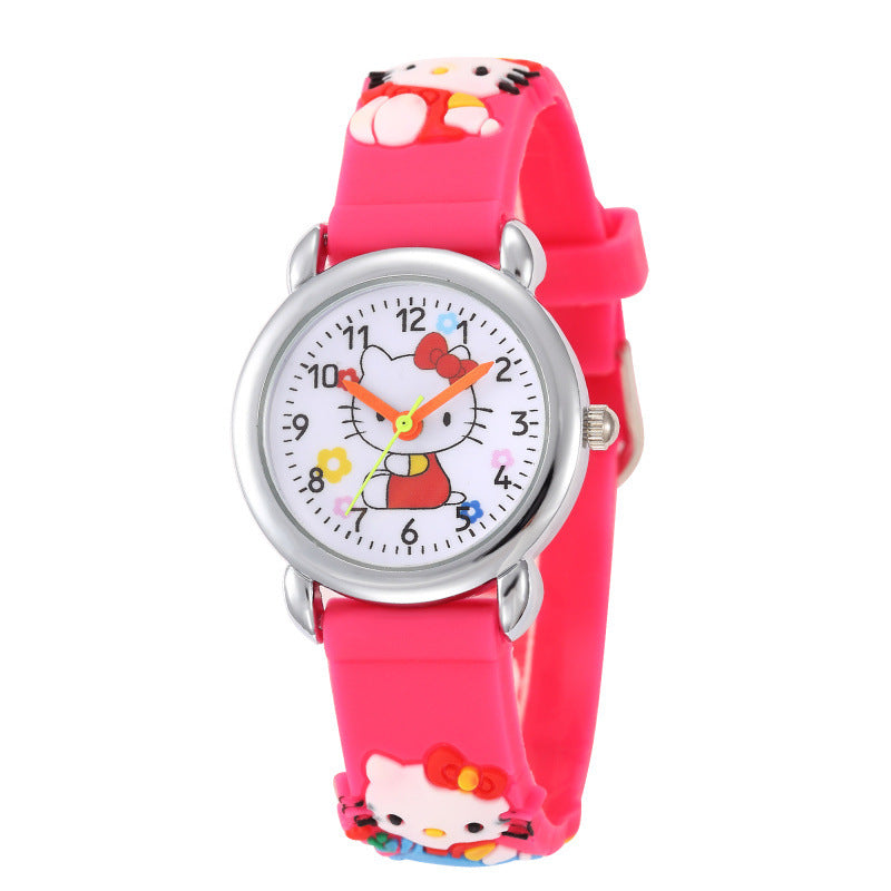 Kids Cartoon Silicone Watches - Minnie, Superman, Spiderman
