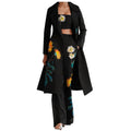 Long Printed Windbreaker Jacket Set for Women
