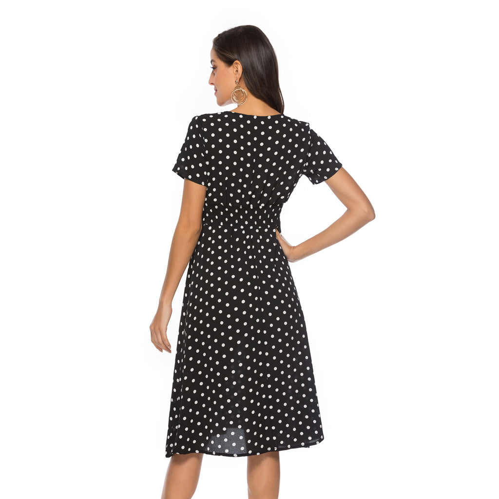 New Spring Summer Bohemian Chiffon Beach Dress for Women