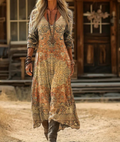 2020 Summer Bohemian Floral Maxi Dress for Women