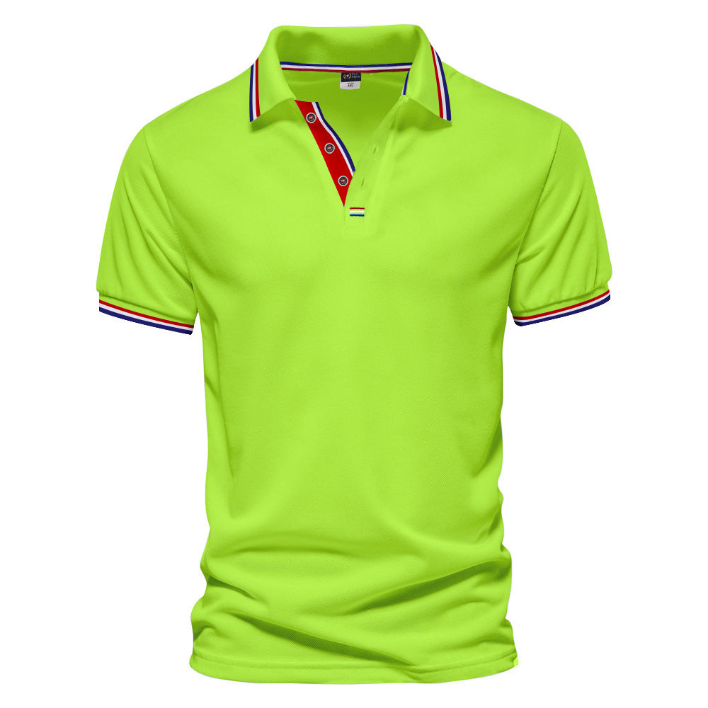 Men's Summer Polo Shirt - Business Casual Style
