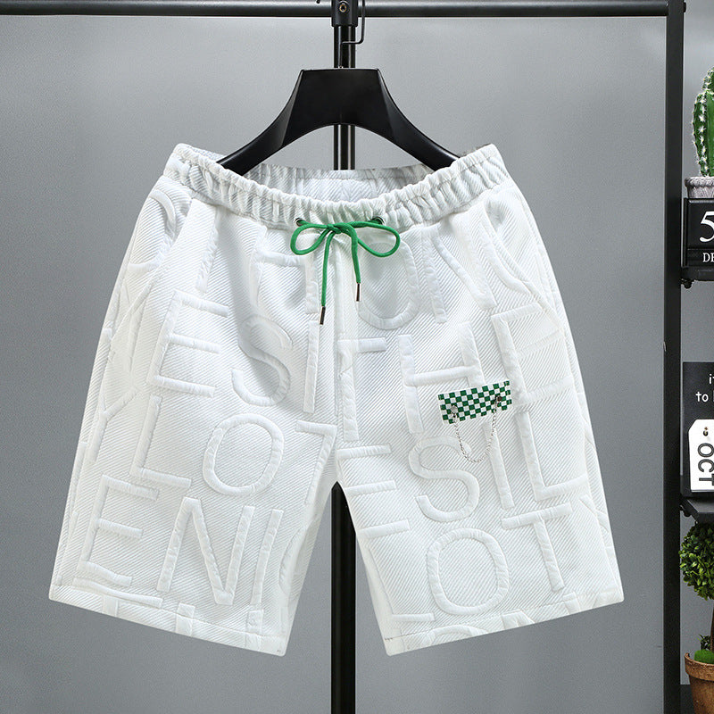 Plus Size Men's Loose Summer Beach Shorts (Wholesale)