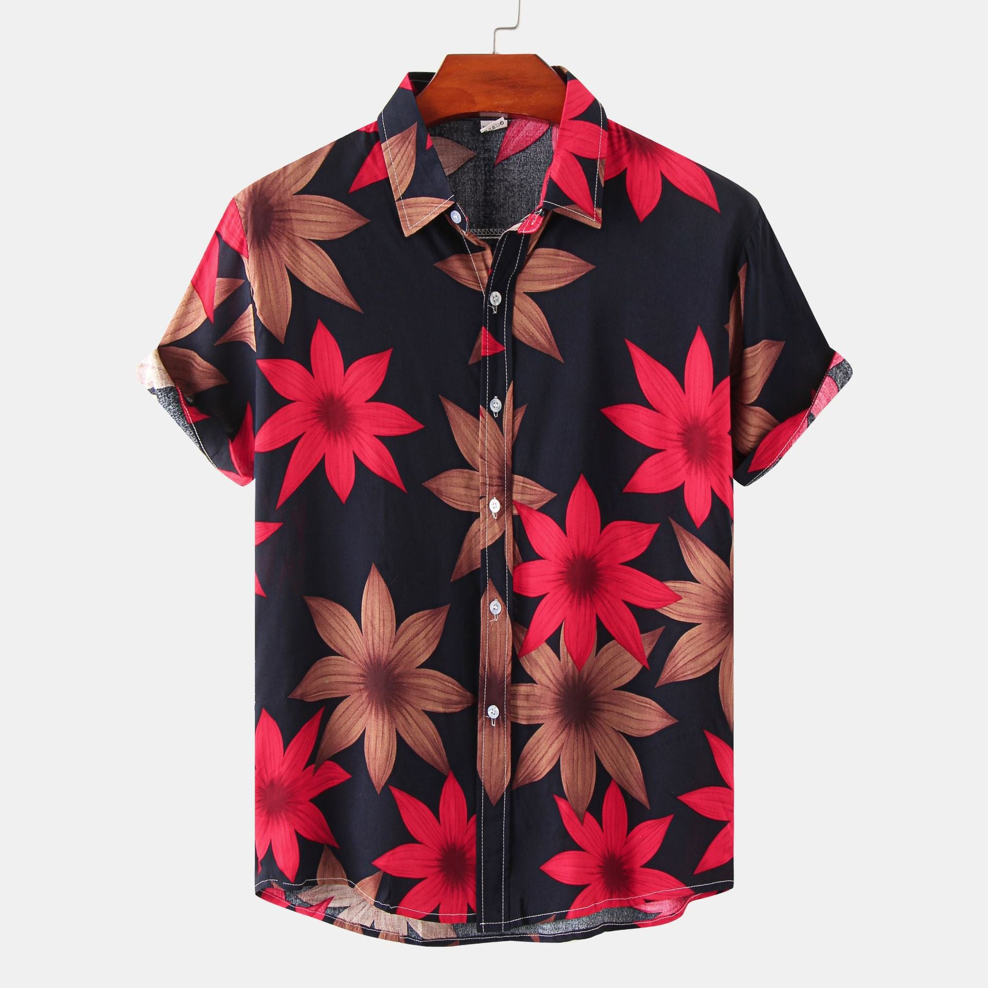 Men's Floral Short Sleeve Shirt - Summer 2023 Collection