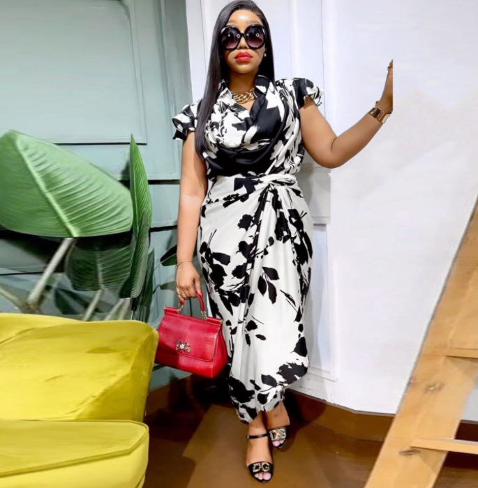 Printed Strap Loose Fit Two-Piece Set