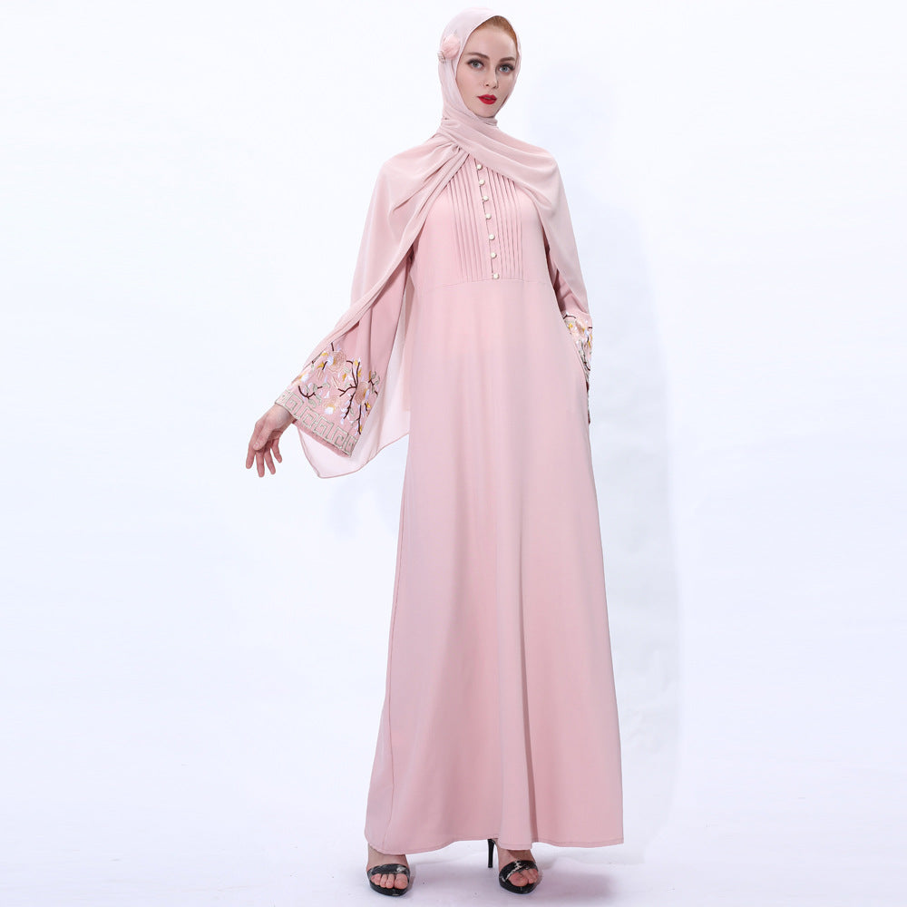 The Vintage Cloche Abaya Bell Sleeve Dress | Evarisluxe