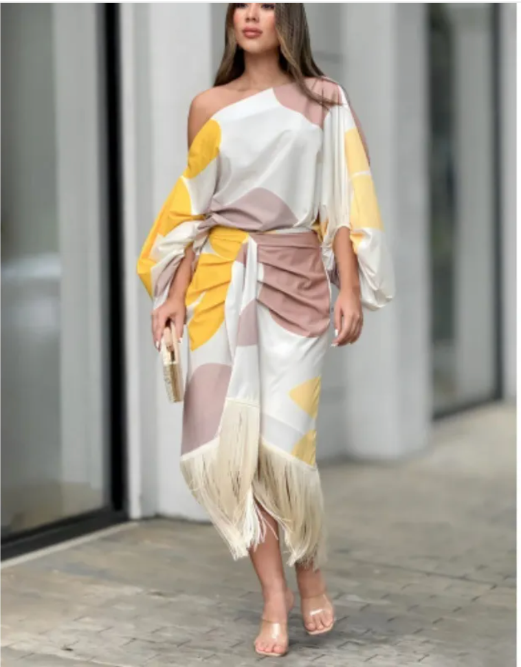 Women's Two-Piece Skirt Set