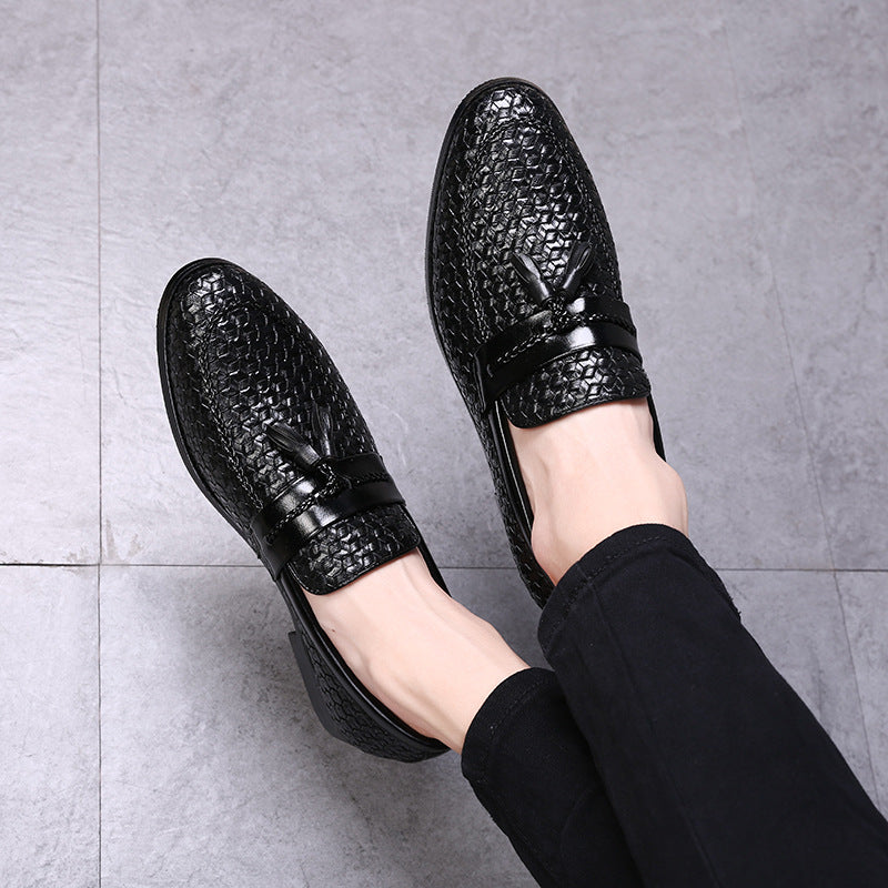 Fringe Leather Shoes for Men - British Style Loafers