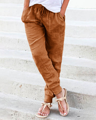 2023 Summer Urban Casual Cotton Pants for Women